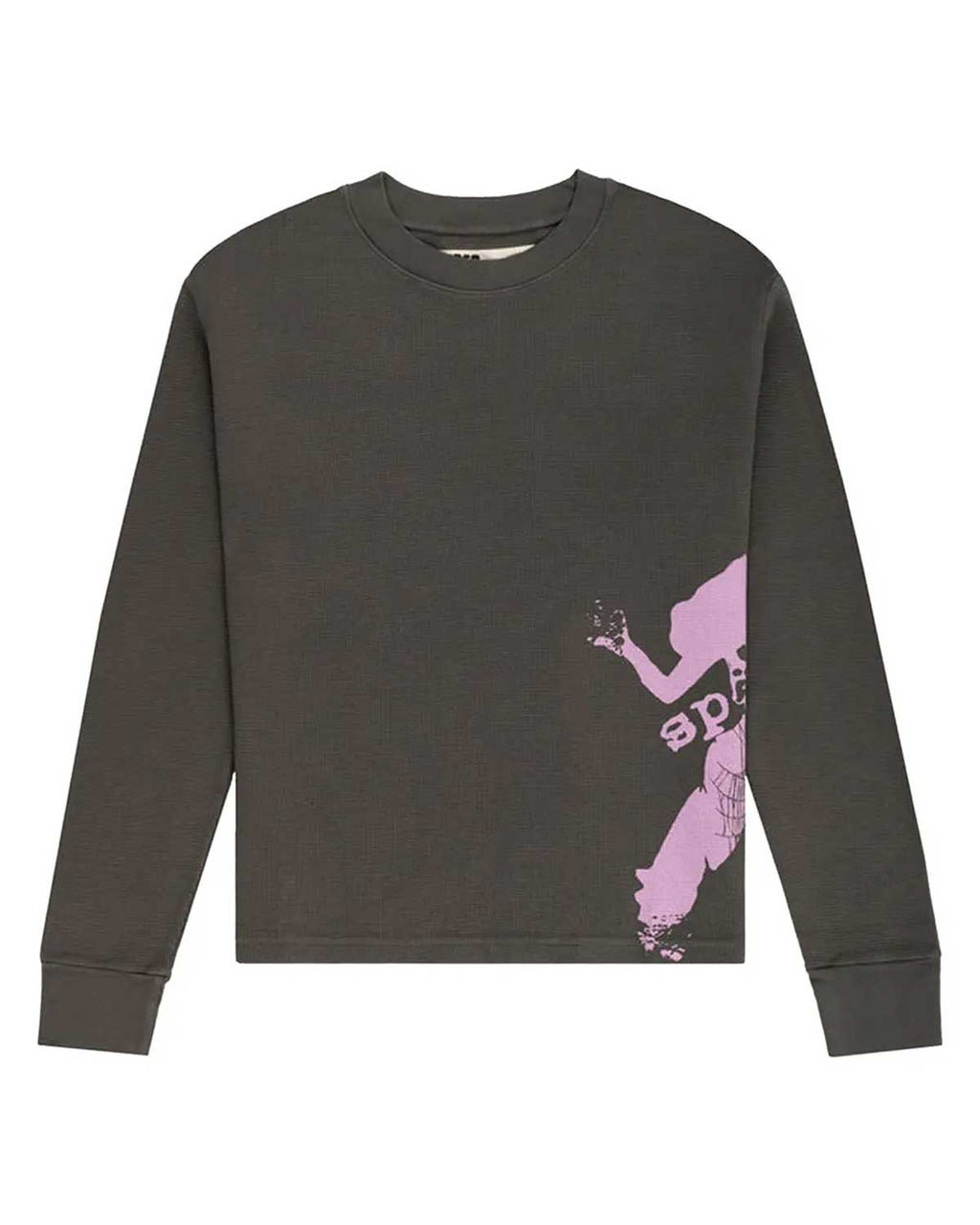 Sp5der 5ex Girl Thermal L/S Tee Dark Grey