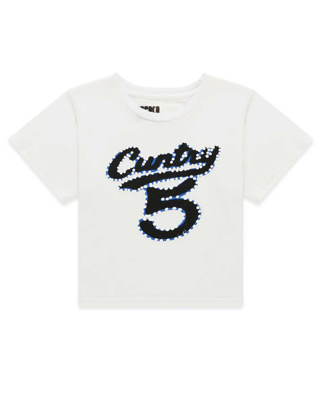 Sp5der Cuntry 5 Baby Tee White